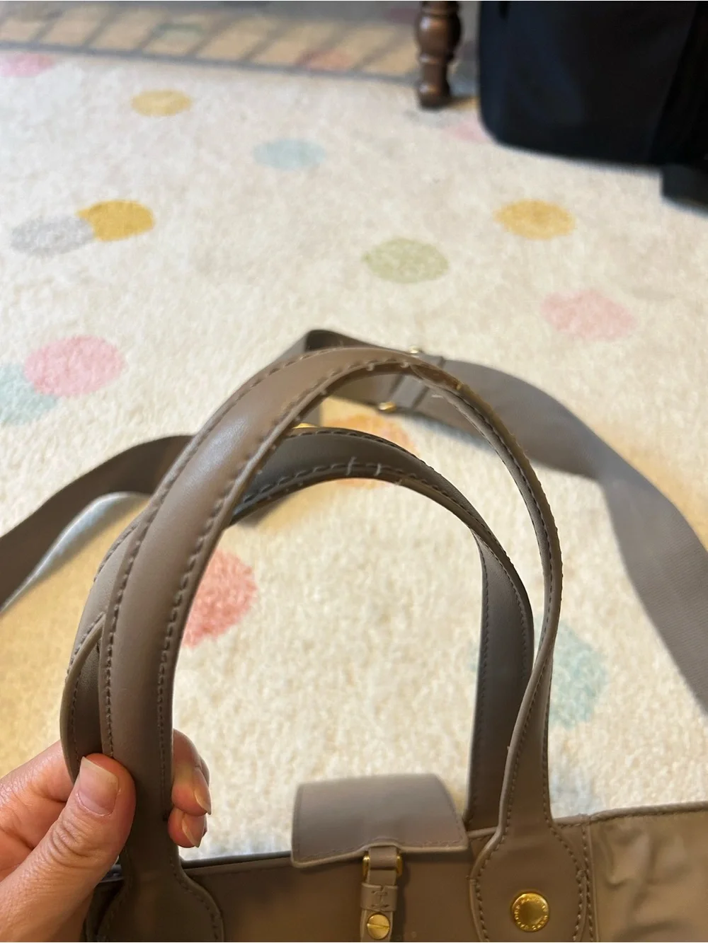 Marc Jacobs Beige Nylon Diaper Bag